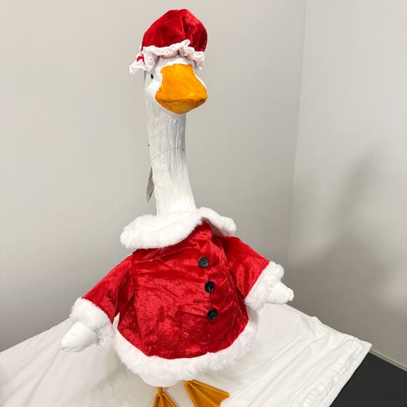 Porch Goose Christmas Outfits Bundle - 7 Santa Candy Cane Snowman Tree - Picture 2 of 12